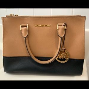 Michael Kors Jet Set Color Block Saffiano Leather